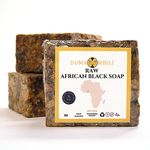 Authentic African Black Soap | Traditional Cleansing Bar