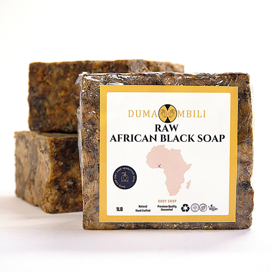 Authentic African Black Soap | Traditional Cleansing Bar